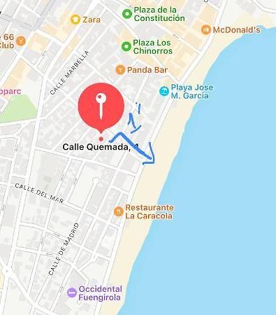 Beach And City Apartment A 50M De La Playa 푸엔히롤라 외부 사진
